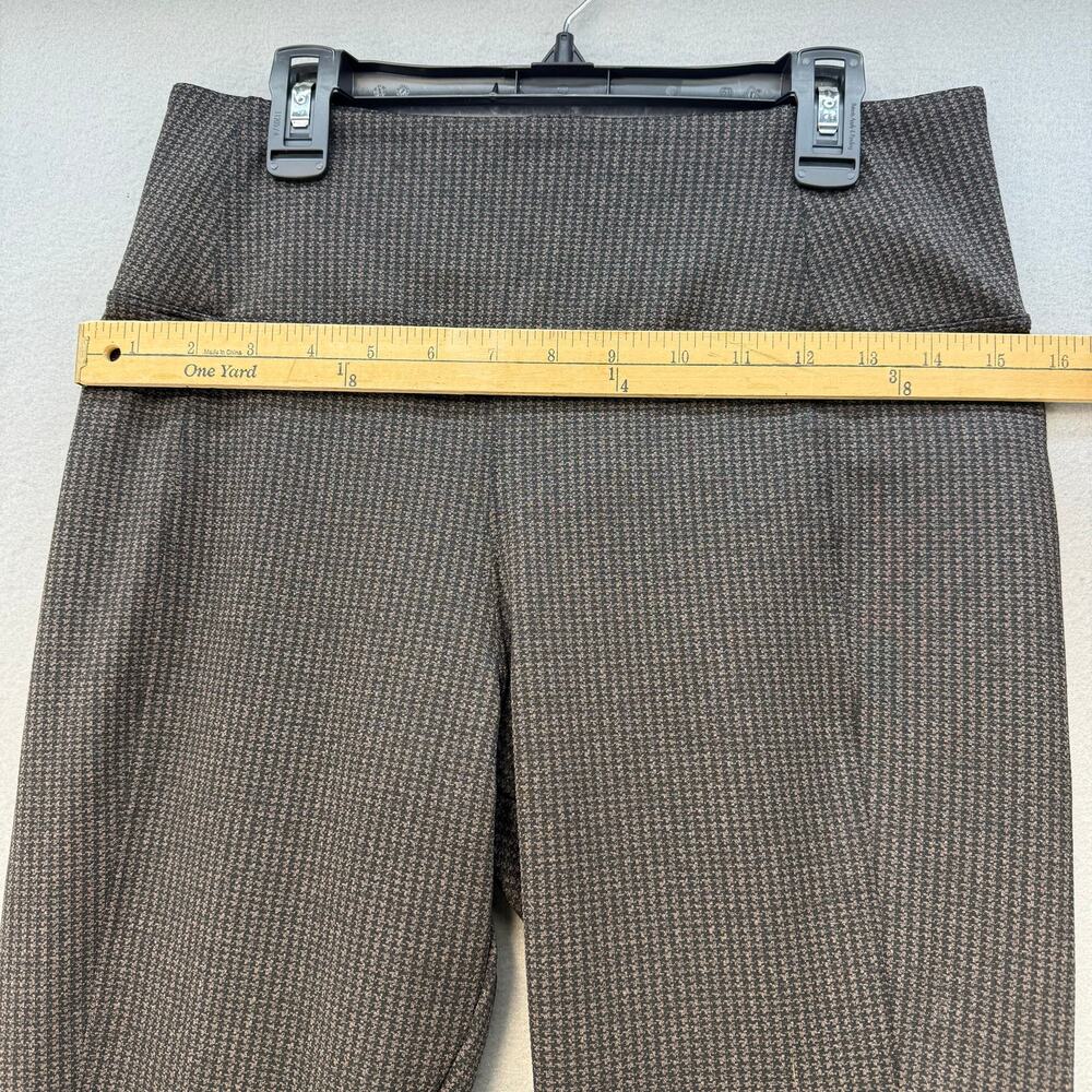 Athleta Delancey Houndstooth Tight Women's M Brown Black Business Casual EUC - Picture 12 of 15